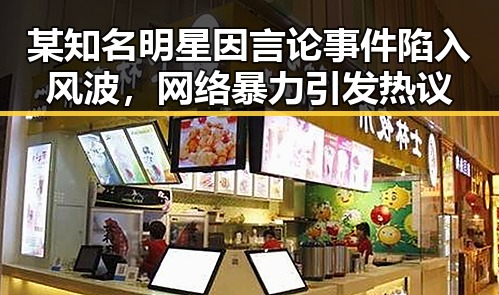 某知名明星因言论事件陷入风波，网络暴力引发热议